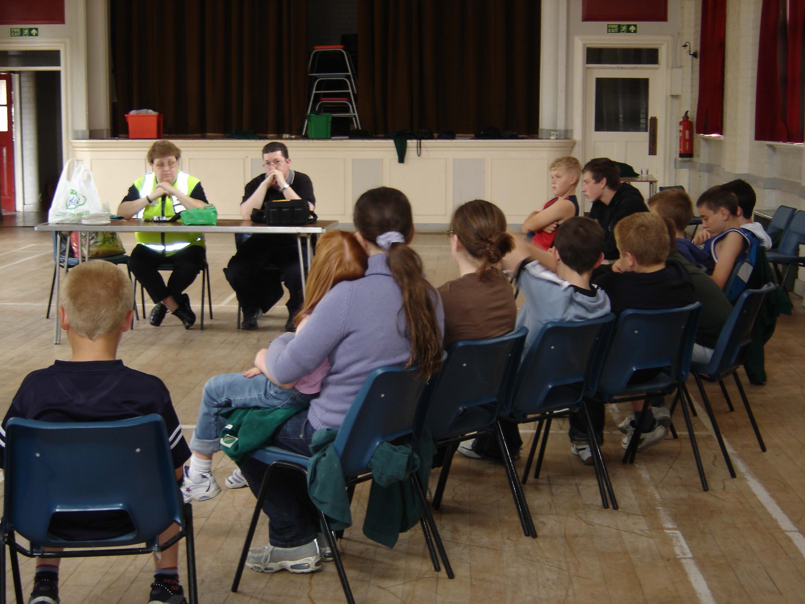 First aid group shot